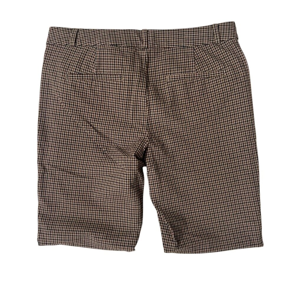 Banana Republic Size 6 Cotton Blend Mid-Rise Sloan Ankle Pant Brown Herringbone - Picture 5 of 8
